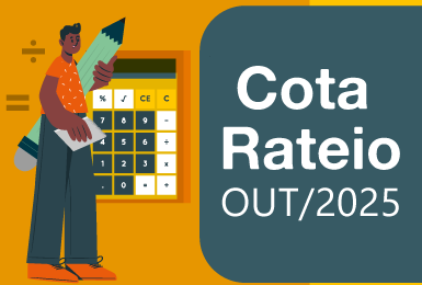 Manutenção da cota rateio no 4º trimestre de 2025.