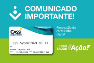 Comunicado - Carteirinha reciprocidade CASSI.