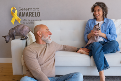Setembro Amarelo - Saúde mental também se constrói no dia a dia.